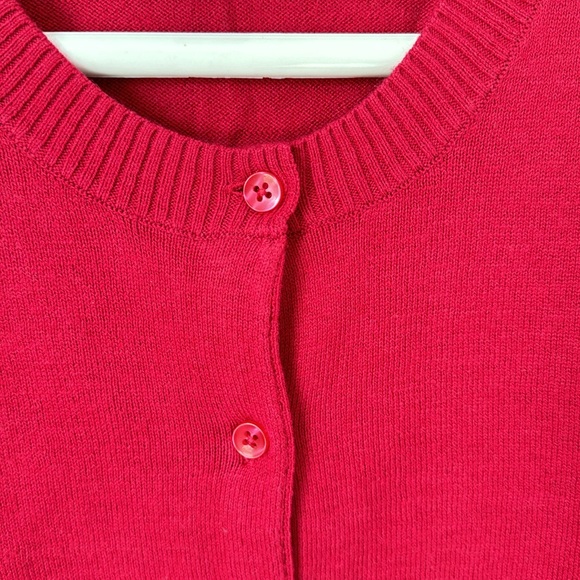 🆕 Gap Factory Button Up Cardigan - Red - Women’s size medium - Picture 3 of 5